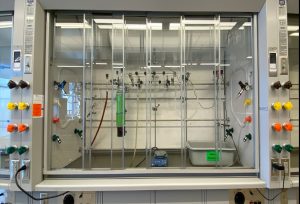 A photo of a fume hood.