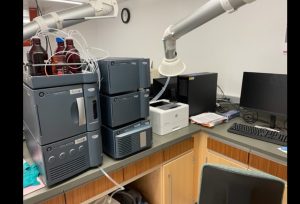 An instrument in the Undergraduate Teaching Lab.